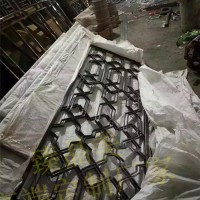 不锈钢装饰工程 黑钛不锈钢屏风 金属隔断屏风