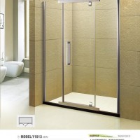 专业生产豪华 简易不锈钢滑轮式屏风淋浴房